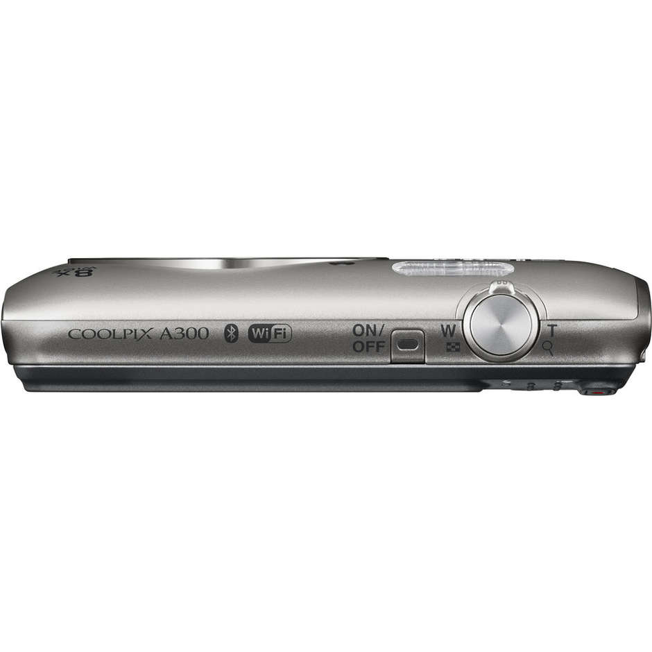 Nikon A300 Coolpix fotocamera compatta 20,1 Mpx Zoom ottico 8x colore argento