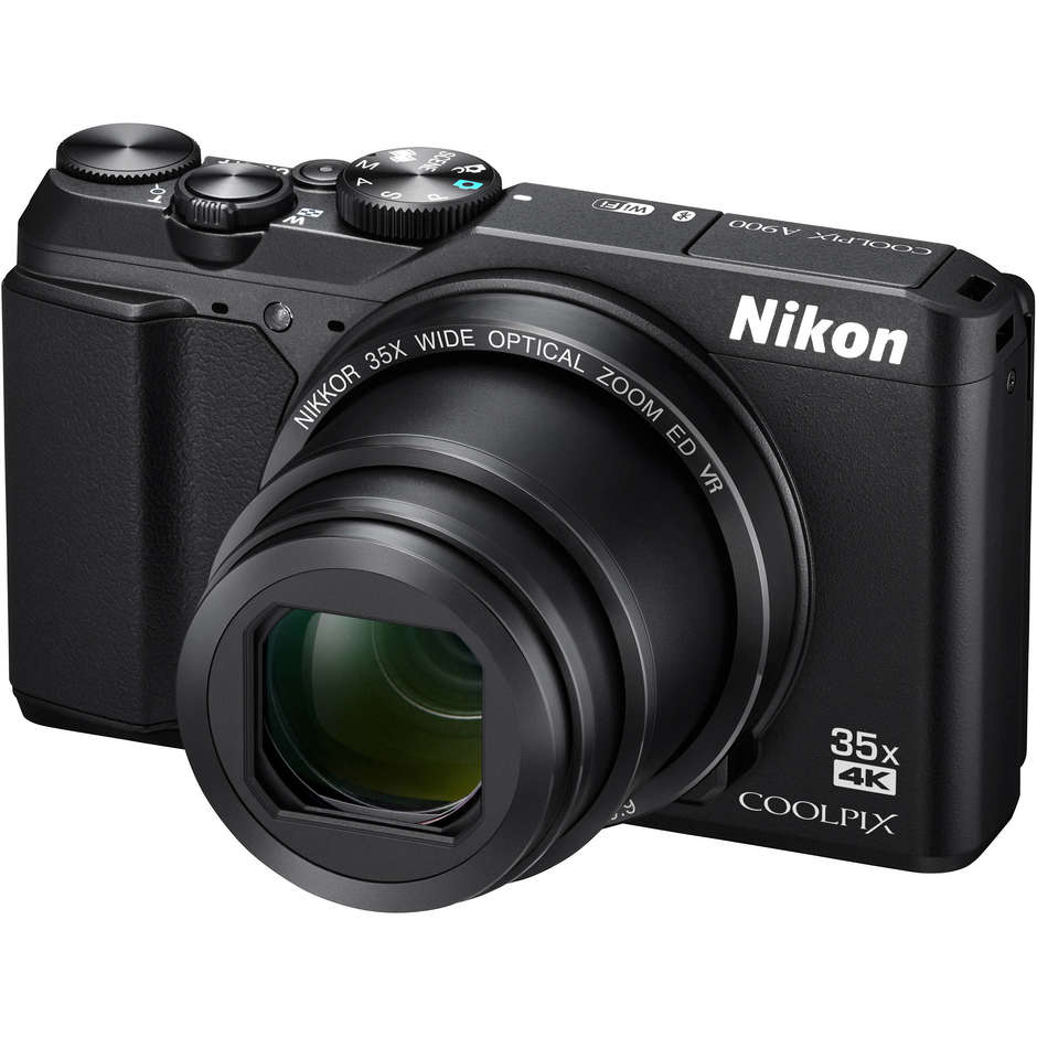 Nikon A900 Coolpix fotocamera digitale compatta 20,3 Mpx filmati 4K UltraHD nero