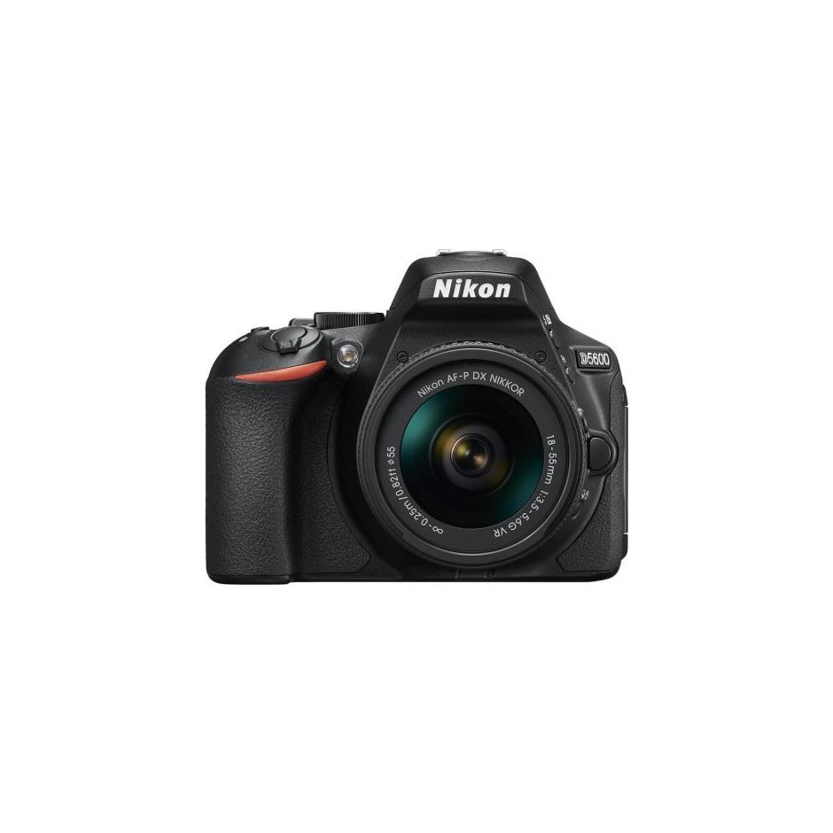 Nikon D5600 + AF-P1 DX NIKKOR 18-55 mm Fotocamera Reflex Digitale Touchscreen Bluetooth colore Nero