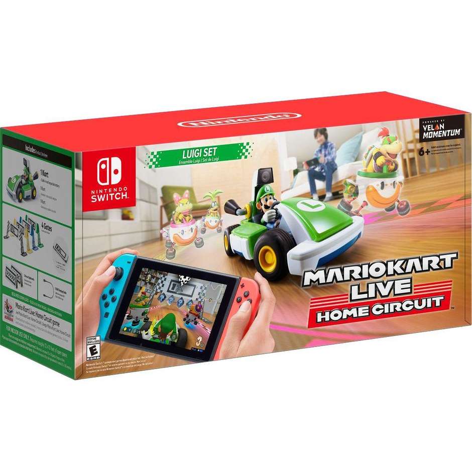 Nintendo 10004631 Mario Kart Live Home Circuit. Set Luigi videogioco per Nintendo Switch Pegi 3