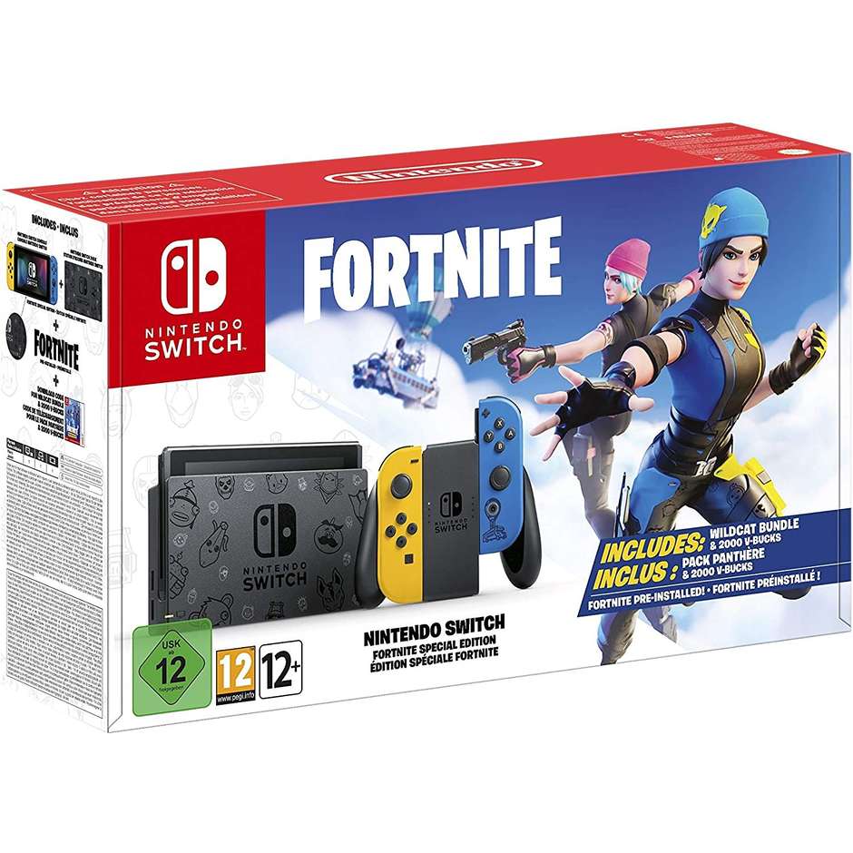 Nintendo 10005217 Console Nintendo Switch + Fortnite Special Edition Pegi 12