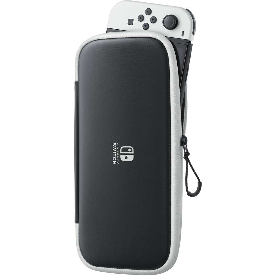 Nintendo 10008001 Custodia e pellicola protettiva per Nintendo Switch colore grigio