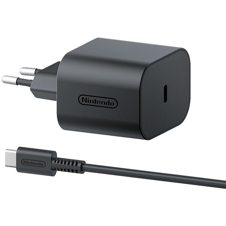 NINTENDO 10015096 Blocco Alimentatore Caricabatterie da Rete USB-C per Console e Accessori