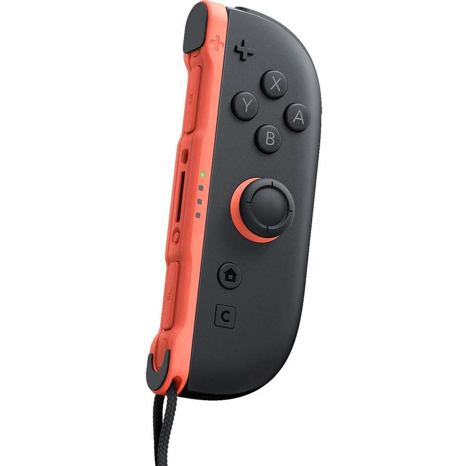 Nintendo 10015101 controller wireless per Switch 2, nero e rosso