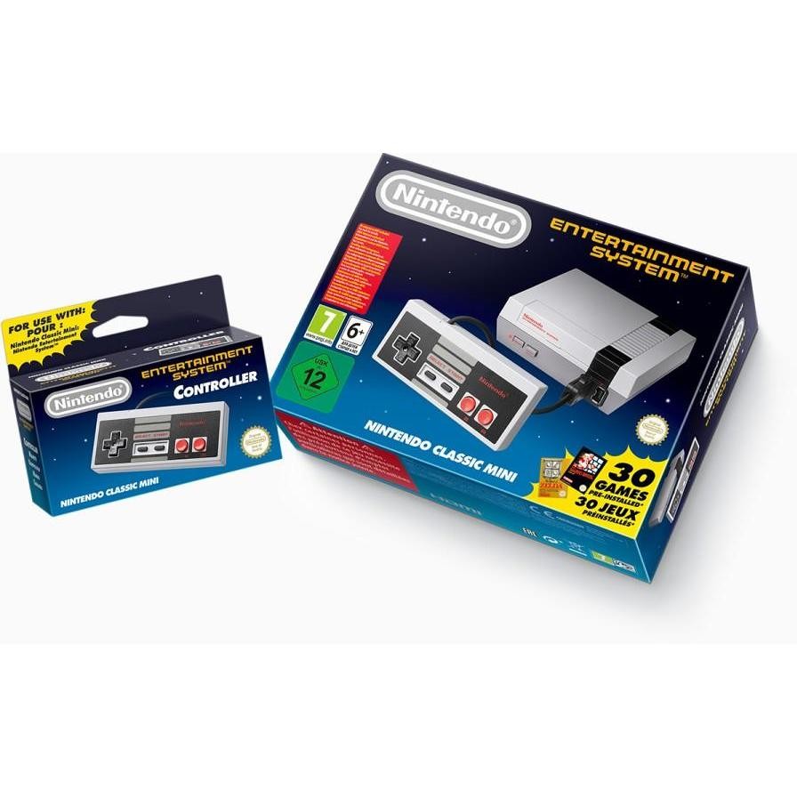 Nintendo 2400049 Classic Mini Console games HDMI 30 giochi preinstallati colore Grigio
