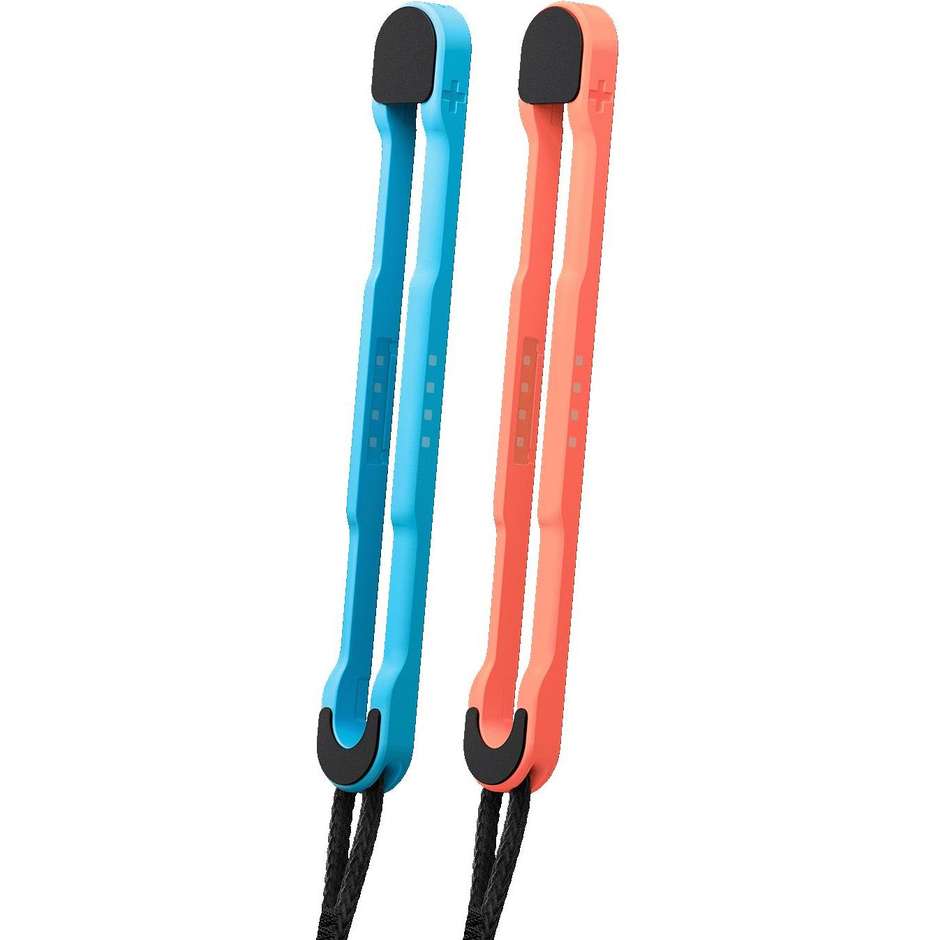Nintendo Cinturini da Polso per Joy-Con (10015103) Coppia di Laccetti di Sicurezza con Guida di Scorrimento per Nintendo Switch 2 Blu e Rosso