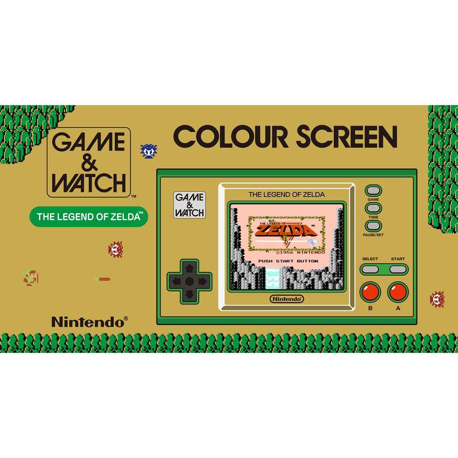 Nintendo Game & Watch: The Legend of Zelda, beige e verde
