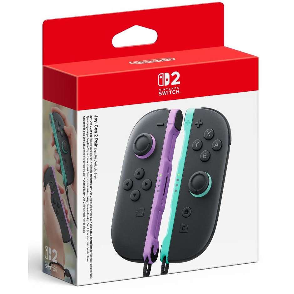 Nintendo Joy-Con 2 Controller Wireless per Nintendo Switch 2 Viola/Verde Chiaro