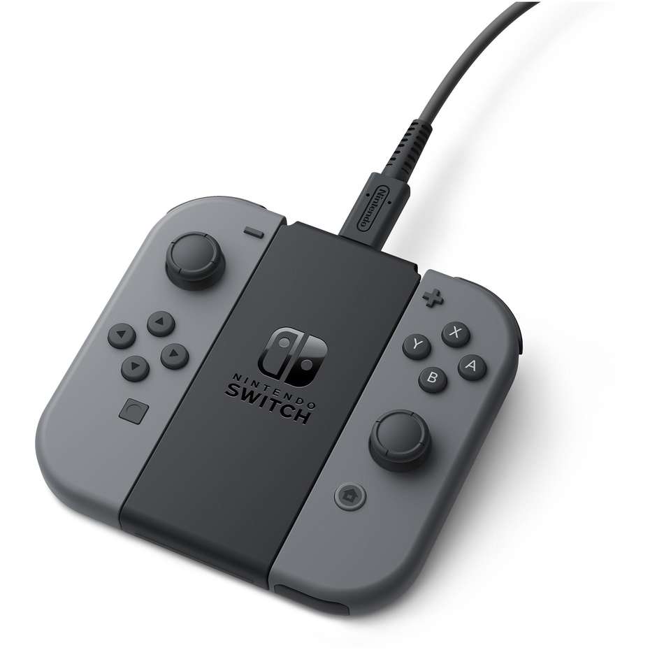 Nintendo Joy-Con Charging Stand Two-Way (10014639) Base di Ricarica Bidirezionale per Controller Joy-Con Nintendo Switch con Cavo USB Incluso Nero