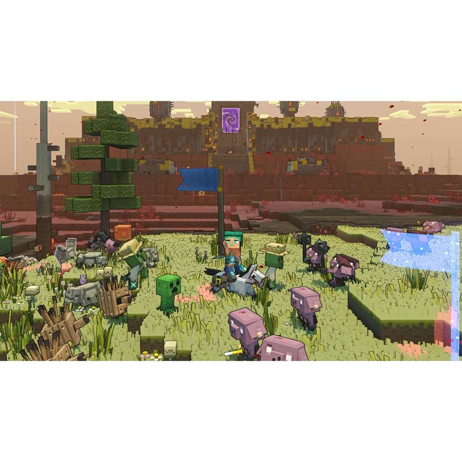 Nintendo Minecraft Legends - Deluxe Edition Cinese semplificato, Tedesca, DUT, Inglese, ESP, Francese, ITA, Giapponese, Coreano, Portoghese, Russo Nintendo Switch PEGI 7 Anni