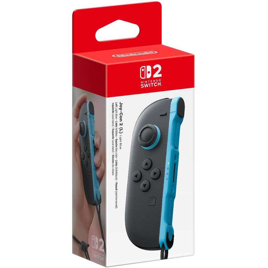 Nintendo Periferica di gioco Bluetooth Joystick Analogico/Digitale Nintendo Switch 2 Colore Nero, Blu