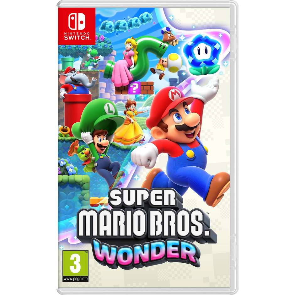 Nintendo Super Mario Bros. Wonder Standard Russo Nintendo Switch PEGI 3