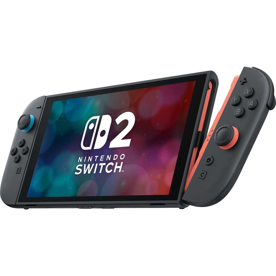 Nintendo Switch 2 con Mario Kart World Bundle (10015920) Console Portatile e da Salotto Schermo 7.9" LCD Touchscreen Memoria 256GB Flash Gioco Incluso Grigio e Colorato