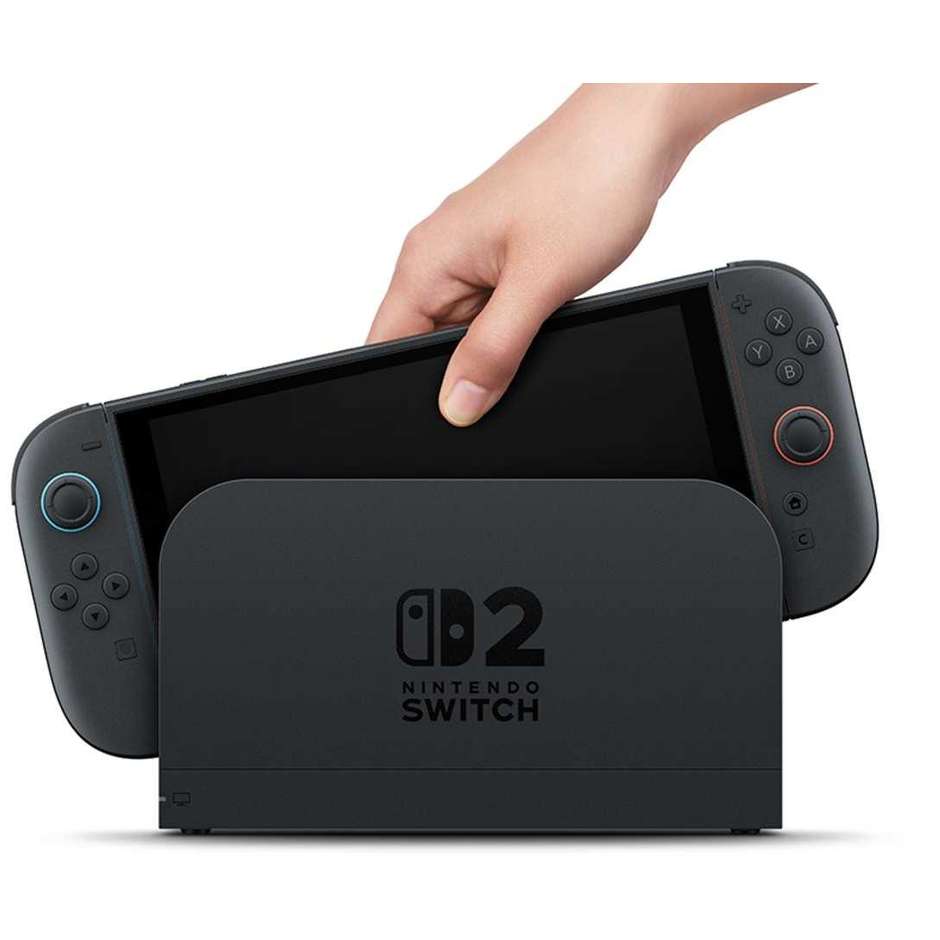 Nintendo Switch 2 Console da Gioco Ibrida (10015151) Schermo 7.9" LCD Touchscreen Memoria 256GB Flash USB-C Base Dock e Joy-Con 2 Inclusi Grigio Antracite