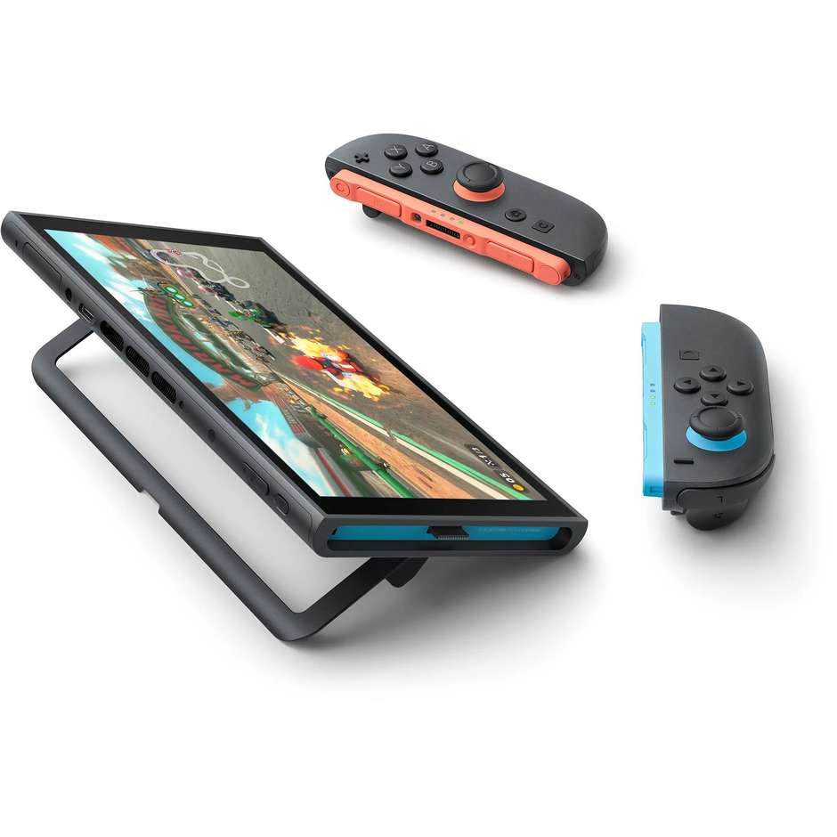 Nintendo Switch 2 Console da Gioco Ibrida (10015151) Schermo 7.9" LCD Touchscreen Memoria 256GB Flash USB-C Base Dock e Joy-Con 2 Inclusi Grigio Antracite