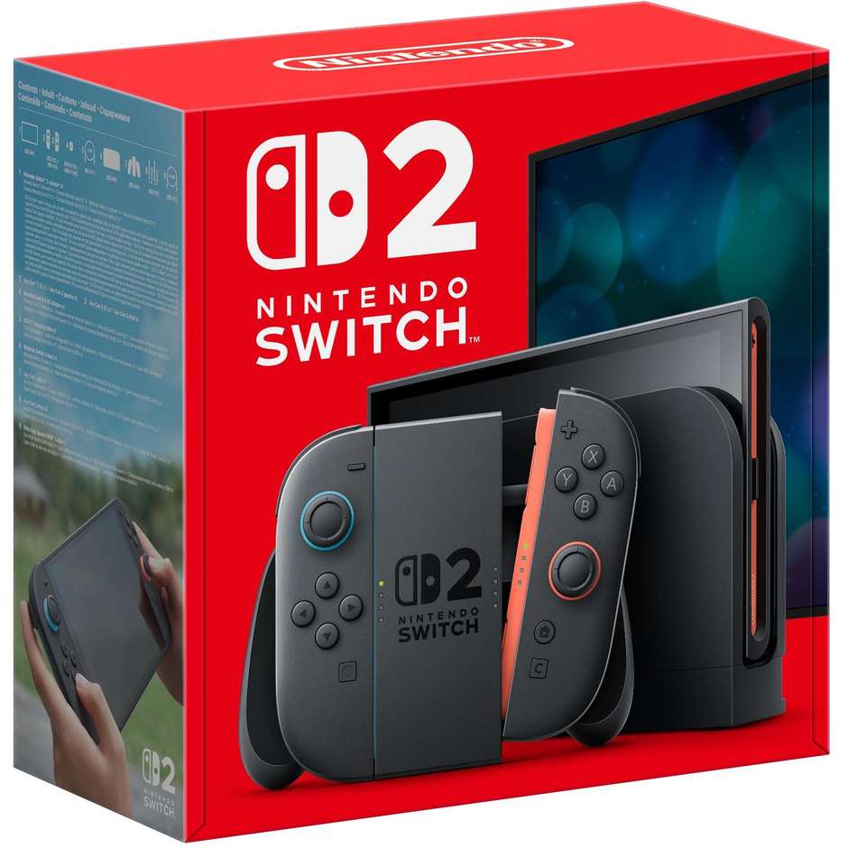 Nintendo Switch 2 Console da gioco portatile 7.9" Memoria 256 GB Wi-Fi Colore Nero