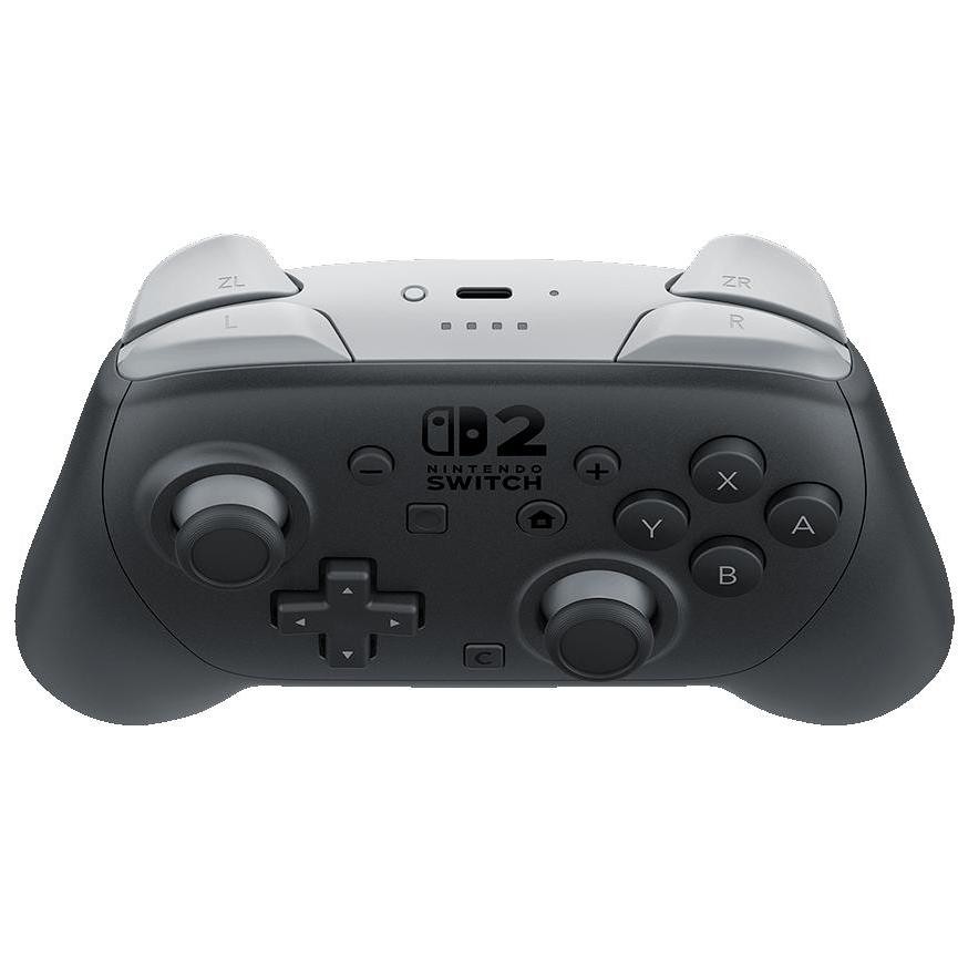 Nintendo Switch 2 Pro Controller (10015325) Gamepad Wireless Professionale con Sensori di Movimento Rumble Avanzato Jack 3.5mm e Batteria 1070 mAh Nero