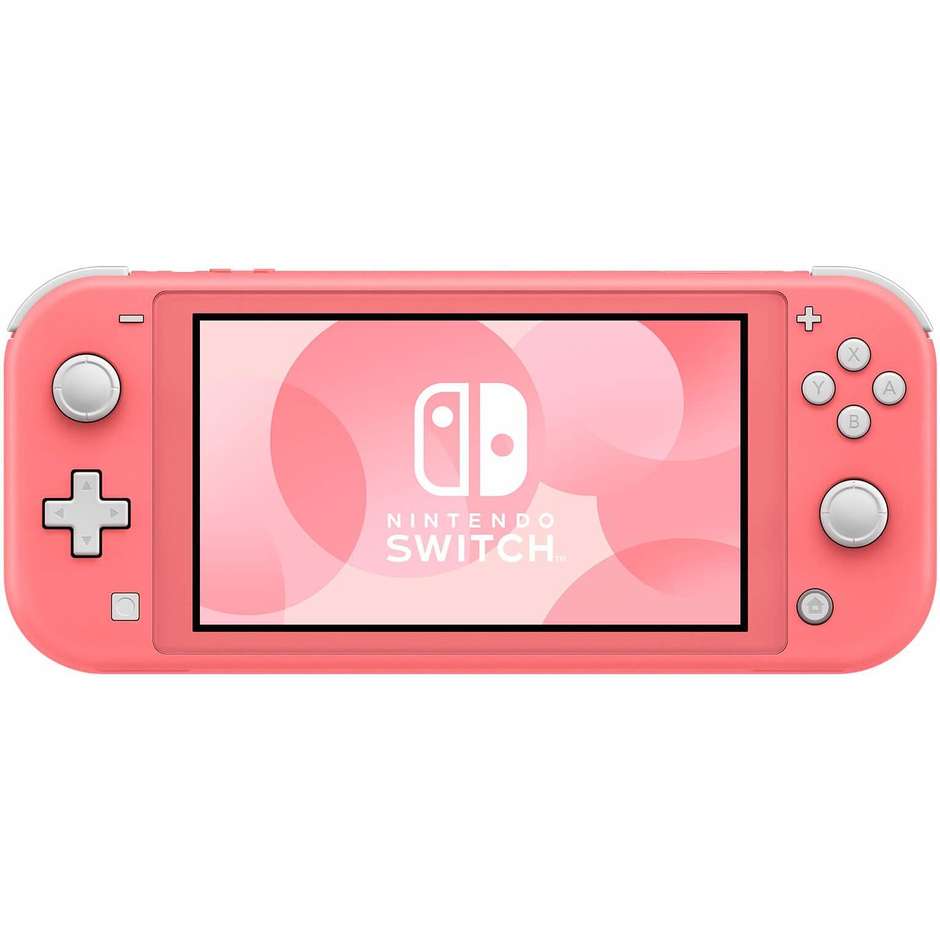 Nintendo Switch Lite Coral + Animal Crossing New Horizons + NSO 3 mesi colore rosa