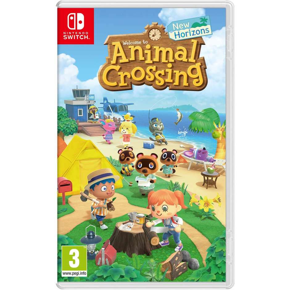 Nintendo Switch Lite Coral + Animal Crossing New Horizons + NSO 3 mesi colore turchese