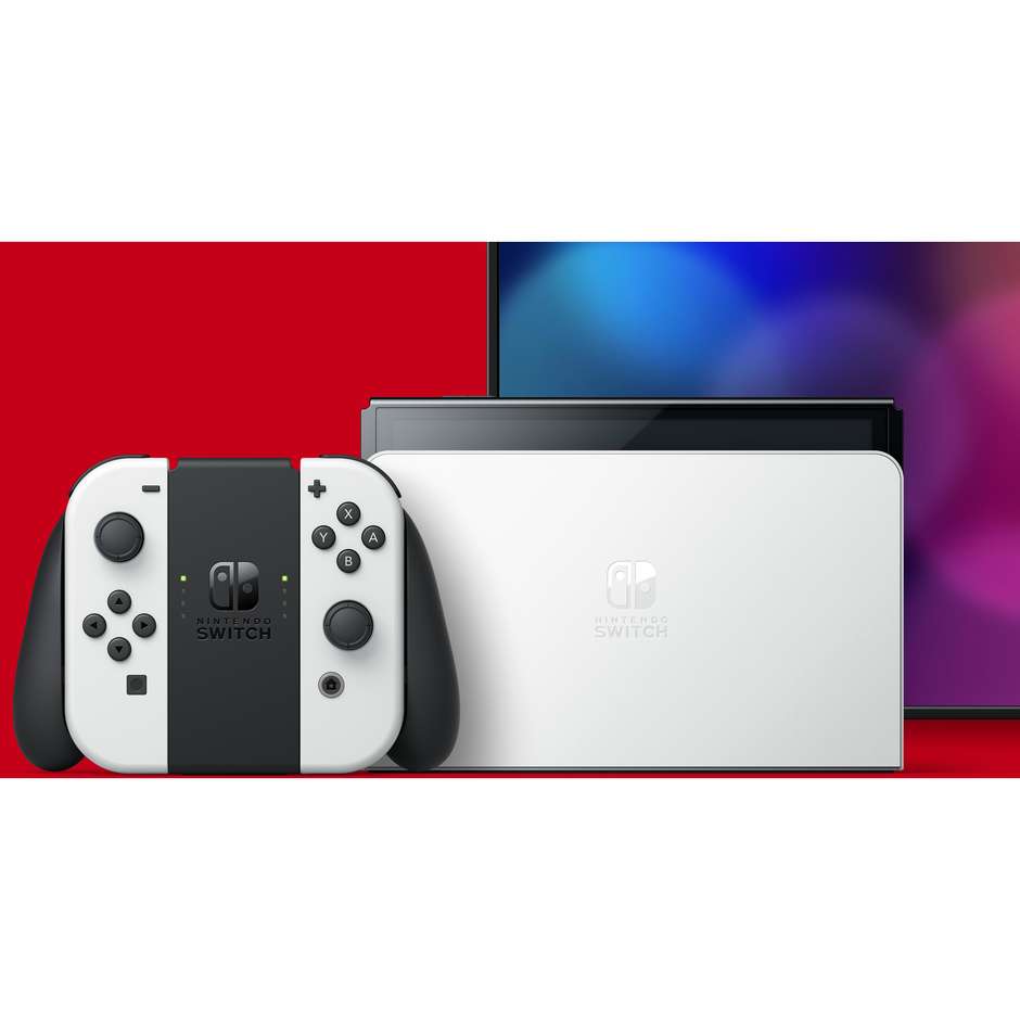 Nintendo Switch Oled 7" Memoria 64 GB Colore Bianco