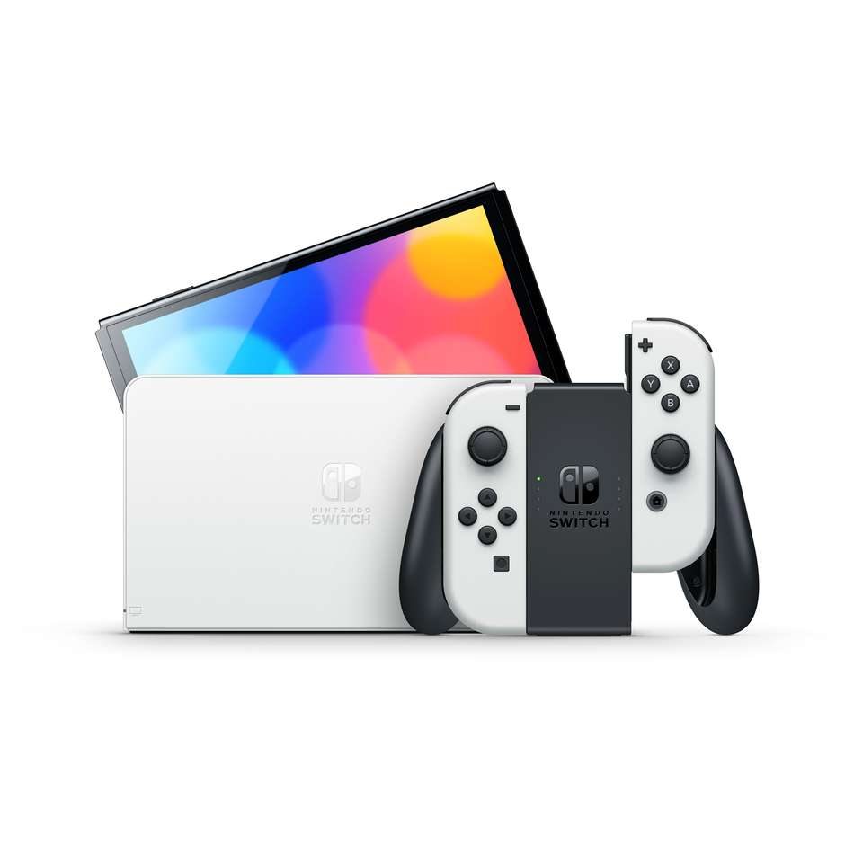 Nintendo Switch Oled 7" Memoria 64 GB Colore Bianco