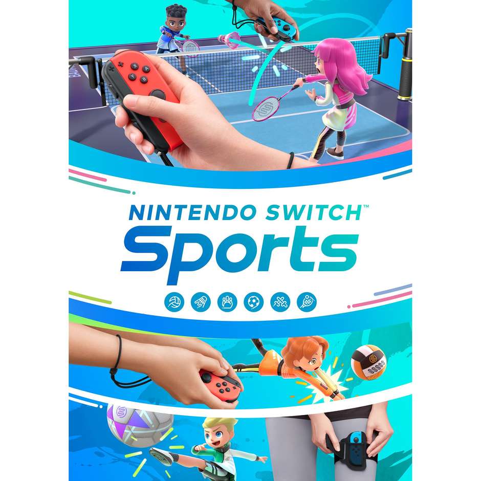 Nintendo Switch Sports per Nintendo Switch Gioco Sportivo con Sensori di Movimento Joy-Con Scheda di Gioco