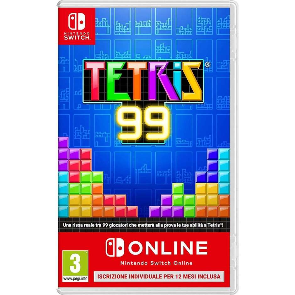 Nintendo Tetris 99 + Nintendo Switch On Line Videogioco per Nintendo Switch