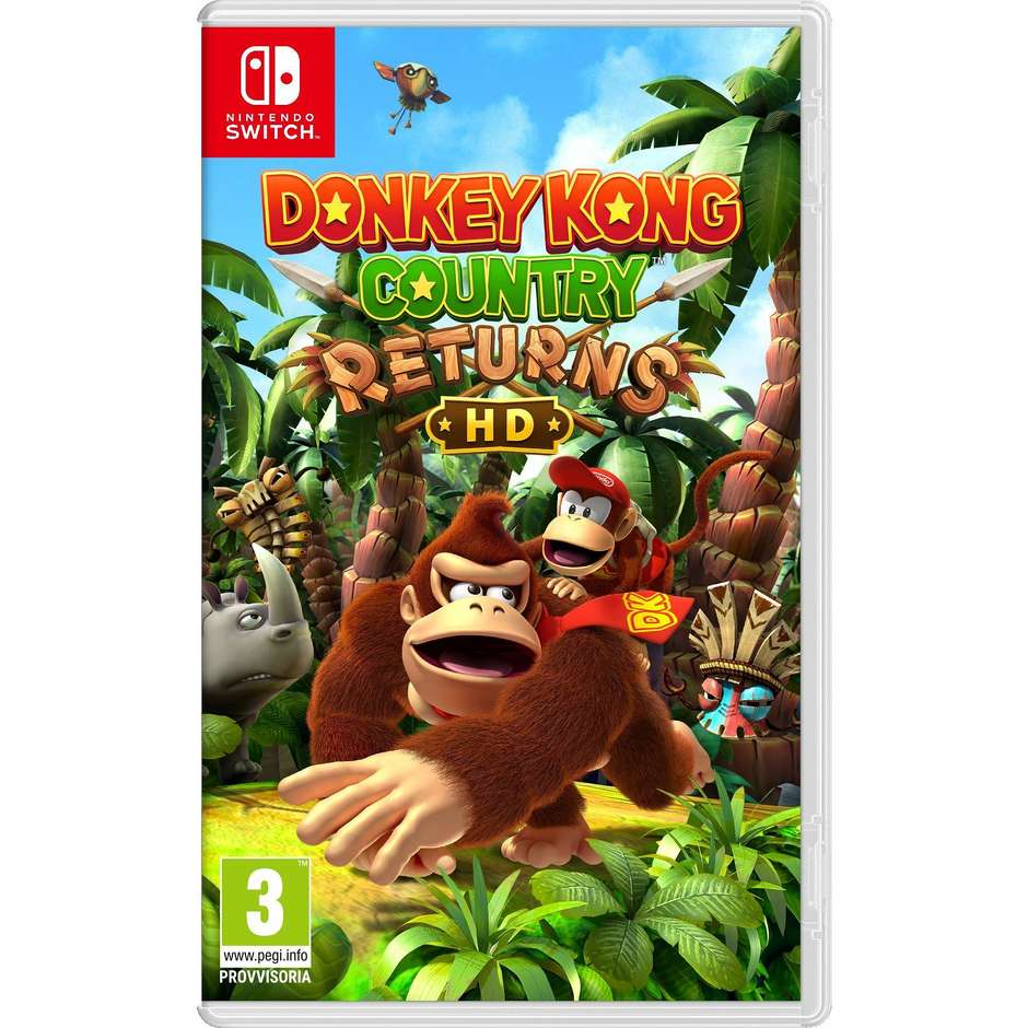 Nintendo Videogioco Donkey Kong Country Returns HD PEGI 3