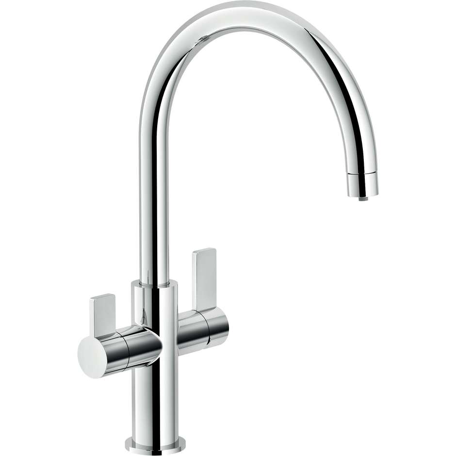 Nobili Flag FL96824/3VCR Miscelatore cucina 3 vie bicomando cromato
