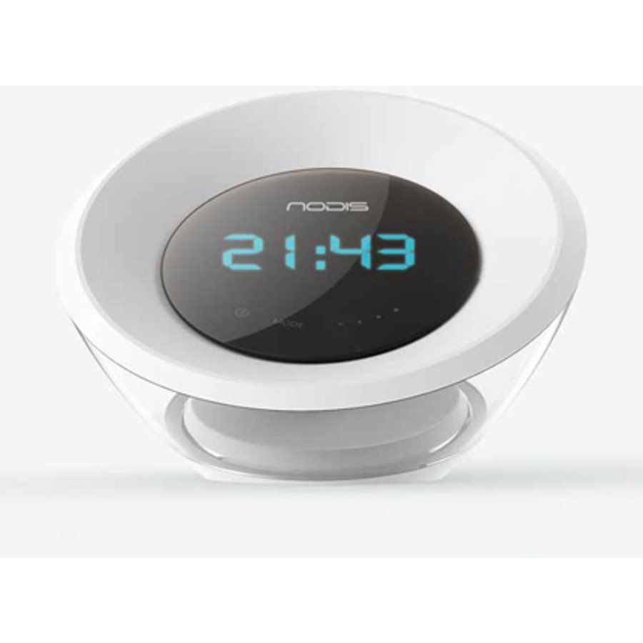 Nodis NT-SUNRISE Lampada LED da tavolo touch con orologio e sveglia