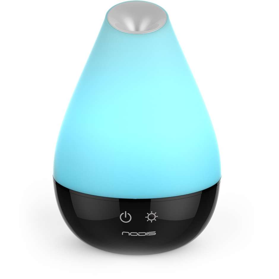 NODIS NT-ZEN3BK Umidificatore ad Ultrasuoni a Vapore Freddo Serbatoio 3 Litri Diffusore Aromi
