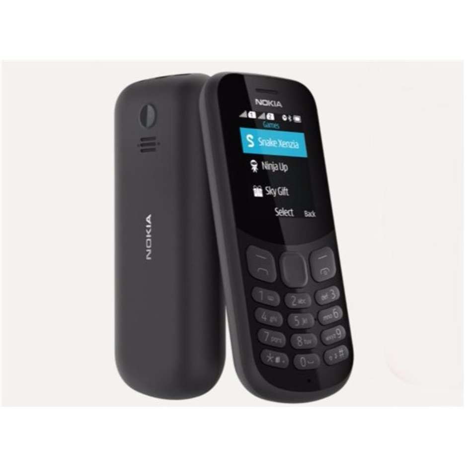 Nokia 130 2017 Telefono Cellulare Dual Sim Display 1,8 pollici colore Nero