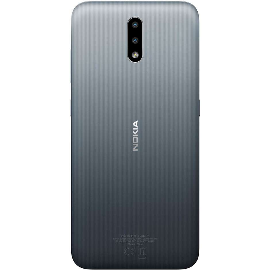 Nokia 2.3 Smartphone Vodafone 6.2" HD+ Ram 2 GB Memoria 32 GB Android 9.0 colore Nero