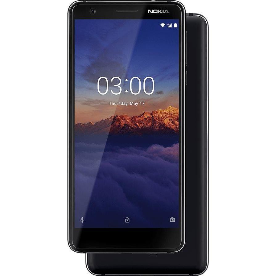 Nokia 3.1 Smartphone 5,2" HD memoria 16 GB 4G LTE Wi-Fi Android 8.0 colore Nero