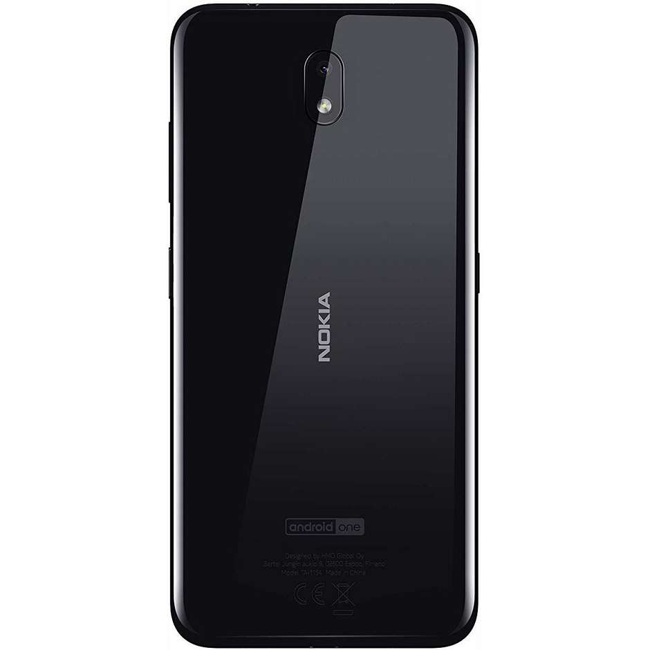 Nokia 3.2 Smartphone 6,26" HD+ memoria 32 GB Ram 3 GB Fotocamera 13 MP Android colore Nero