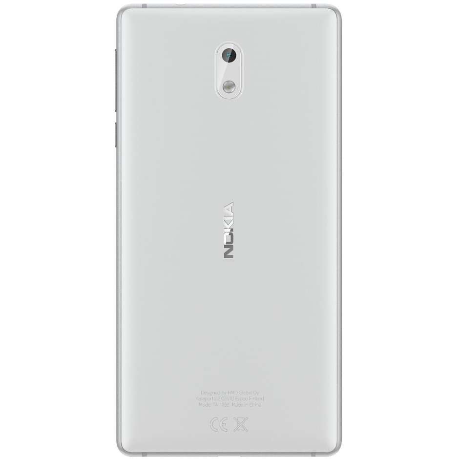 Nokia 3 Smartphone TIM 5" Ram 2 Gb Memoria 16 Gb Android 8.0 White