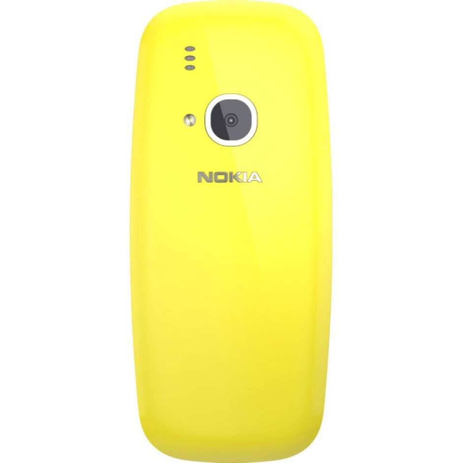 Nokia 3310 telefono cellulare 2,4" 3G dual sim fotocamera 2 Mpx colore giallo
