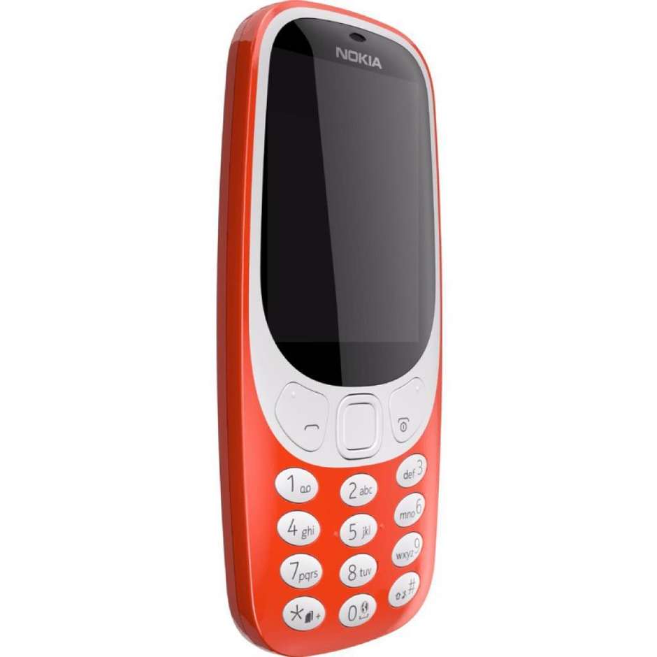 Nokia 3310 telefono cellulare 2,4" 3G dual sim fotocamera 2 Mpx colore rosso