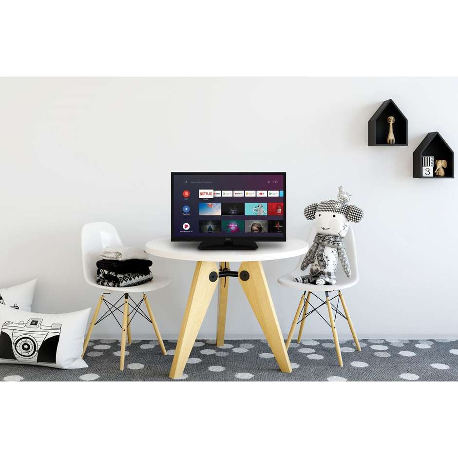 Nokia NOKI2400A TV LED 24" HD-Ready Smart TV Wi-Fi Android TV Classe F colore cornice nero