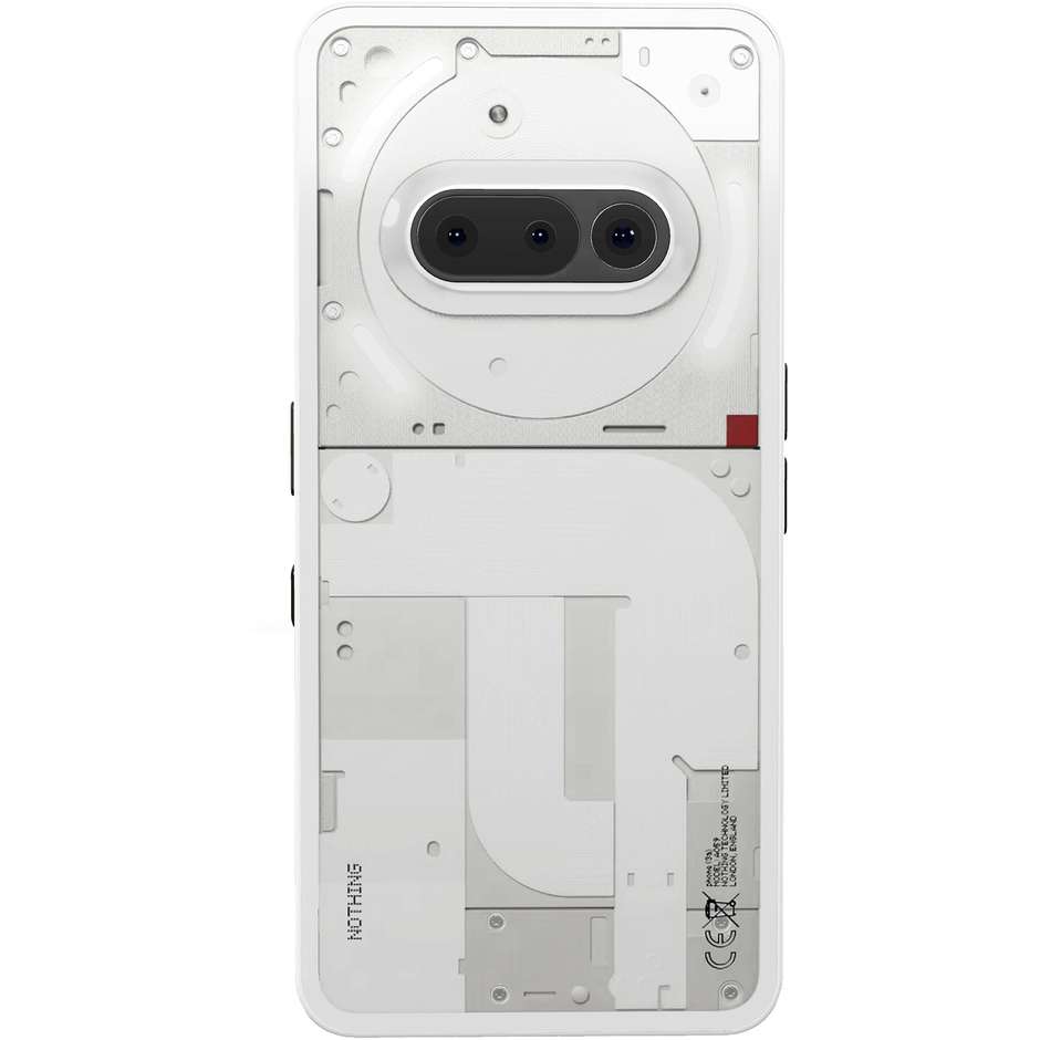Nothing Phone 3A Smartphone 5G 6.77" Ram 8 GB Memoria 128 GB Colore Bianco