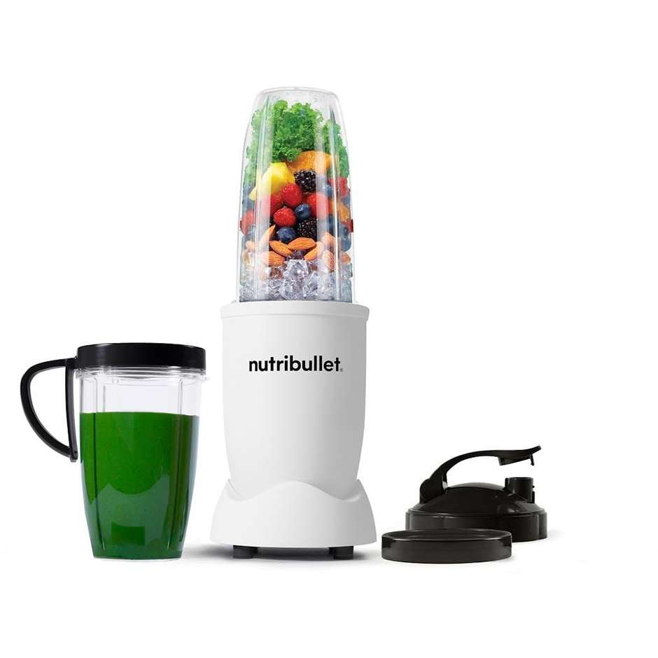 NutriBullet NB907MAW Frullatore Pro 900 Capacita 0,9 Lt Sport 900 W Colore Bianco