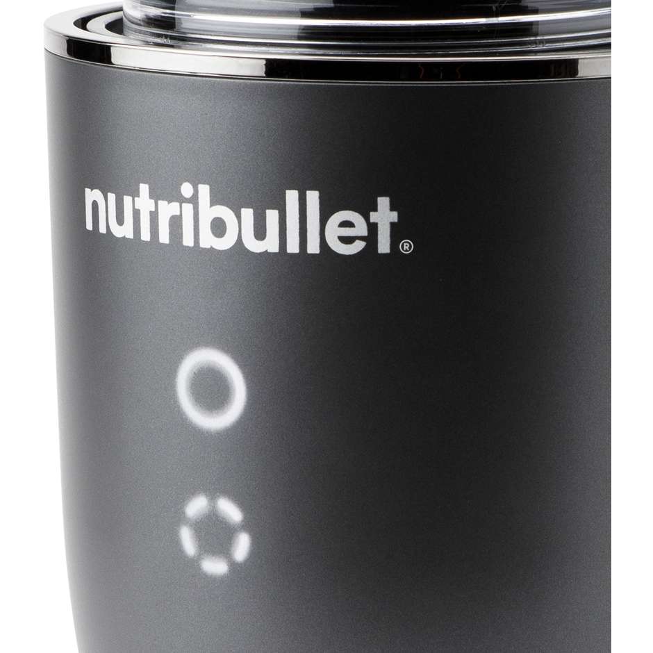 NutriBullet Select NB1206DGB Frullatore da Tavolo 1200 W Caraffa 900 ml con Pannello Digitale Grigio Scuro
