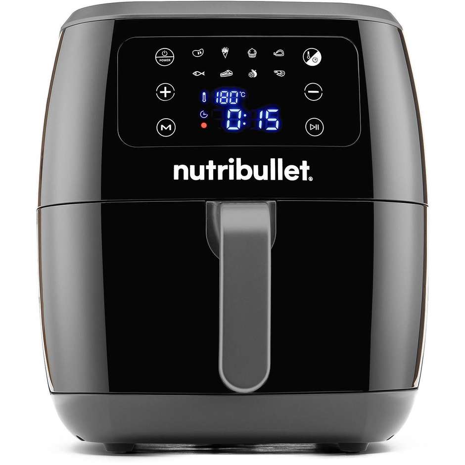 NutriBullet XXL Digital Air Fryer NBA071B friggitrice ad aria 7 L, 1800 W