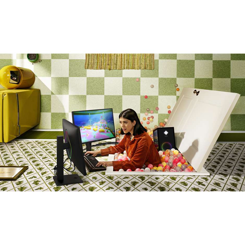OMEN by HP 27 Monitor Gaming 27" Full HD 165Hz 1ms IPS FreeSync Premium HDR400 DisplayPort 2x HDMI Nero (780F9AA)
