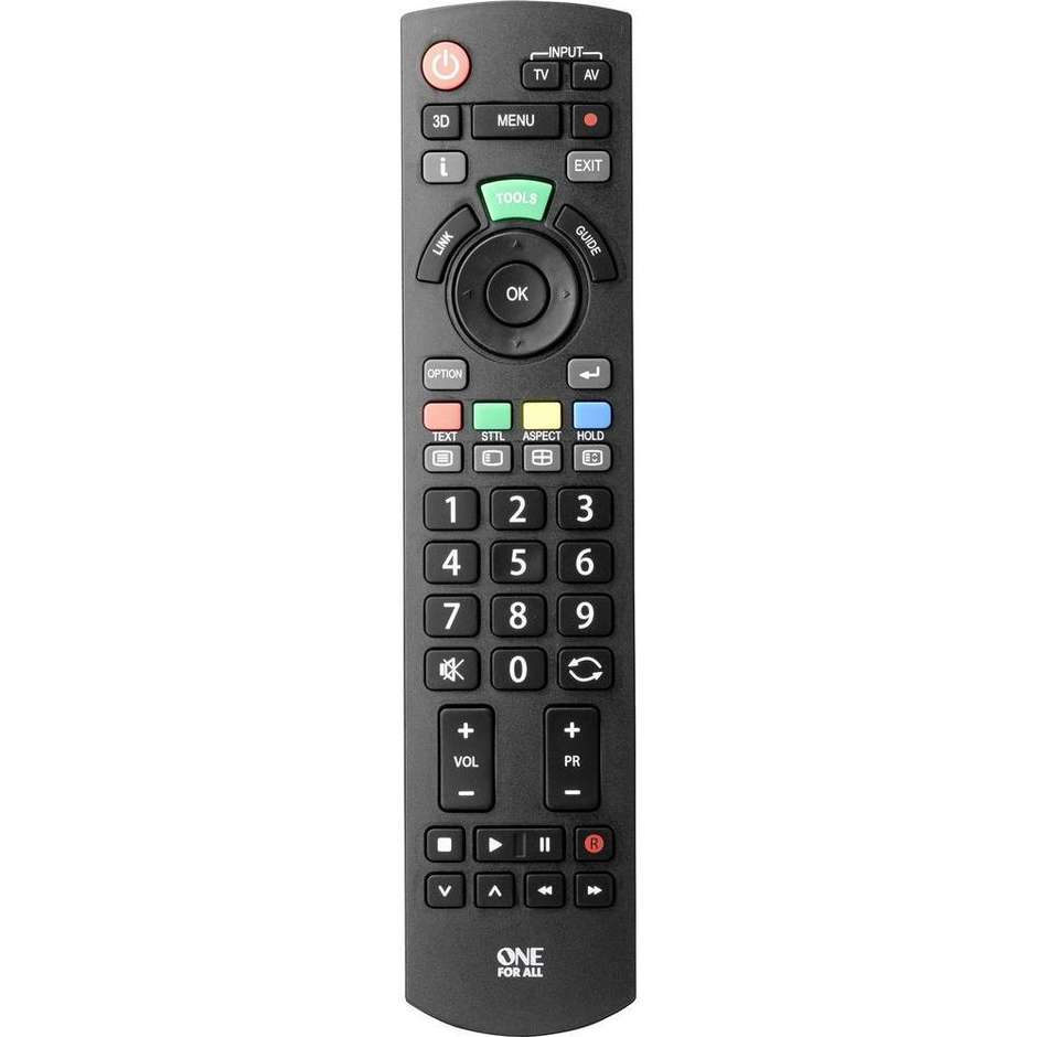 ONE FOR ALL URC1914 X PANASONIC Telecomando Universale Smart TV Sostitutivo 1:1 Colore Black
