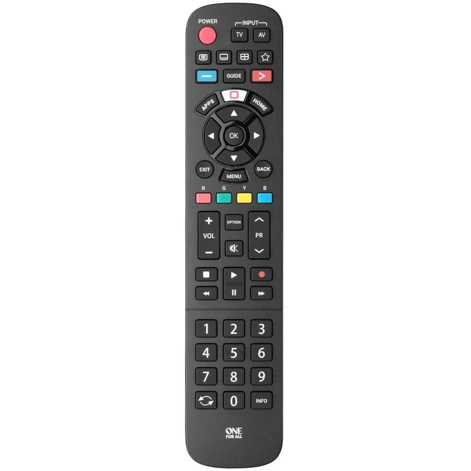 One For All URC4914 PANASONIC Telecomando Universale per TV Nero