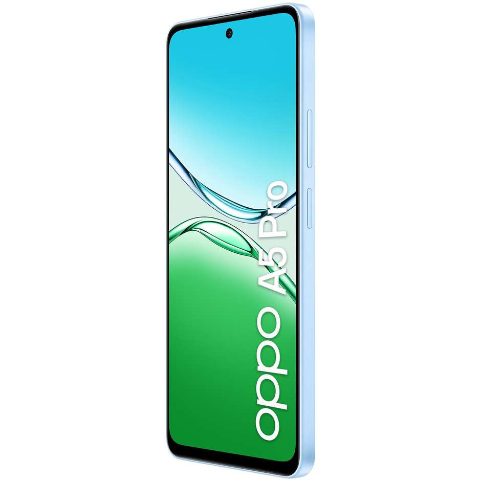 OPPO A5 Pro Smartphone 4G 6.67” Ram 8 GB Memoria 256 GB Colore Feather Blue