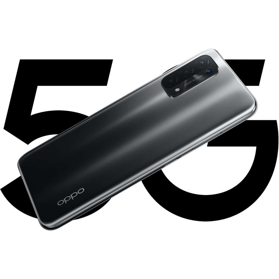 Oppo A54 5G Smartphone 6,5" Full HD+ Ram 4 Gb Memoria 64 Gb Android colore Fluid Black