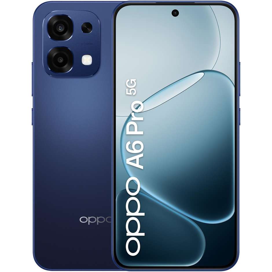 OPPO A6 Pro Smartphone 5G 16,7 cm (6.57") FHD+ 8 GB 256 GB Doppia SIM 50 MP AI 5000 mAh Nero (Stellar Black)