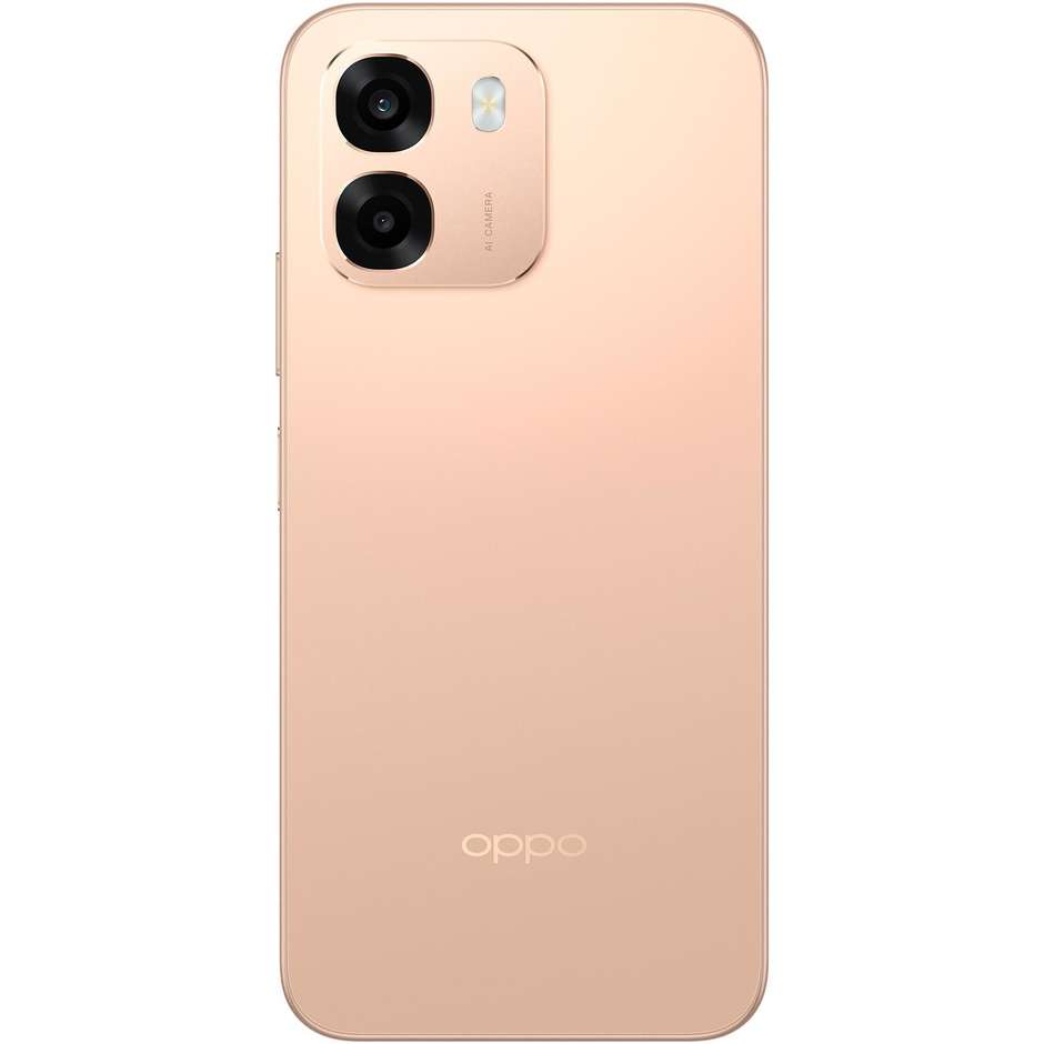OPPO A6 Smartphone 5G 17,1 cm (6.75") 120Hz 6 GB 256 GB Doppia SIM 50 MP 6550 mAh Oro (Aurora Gold)